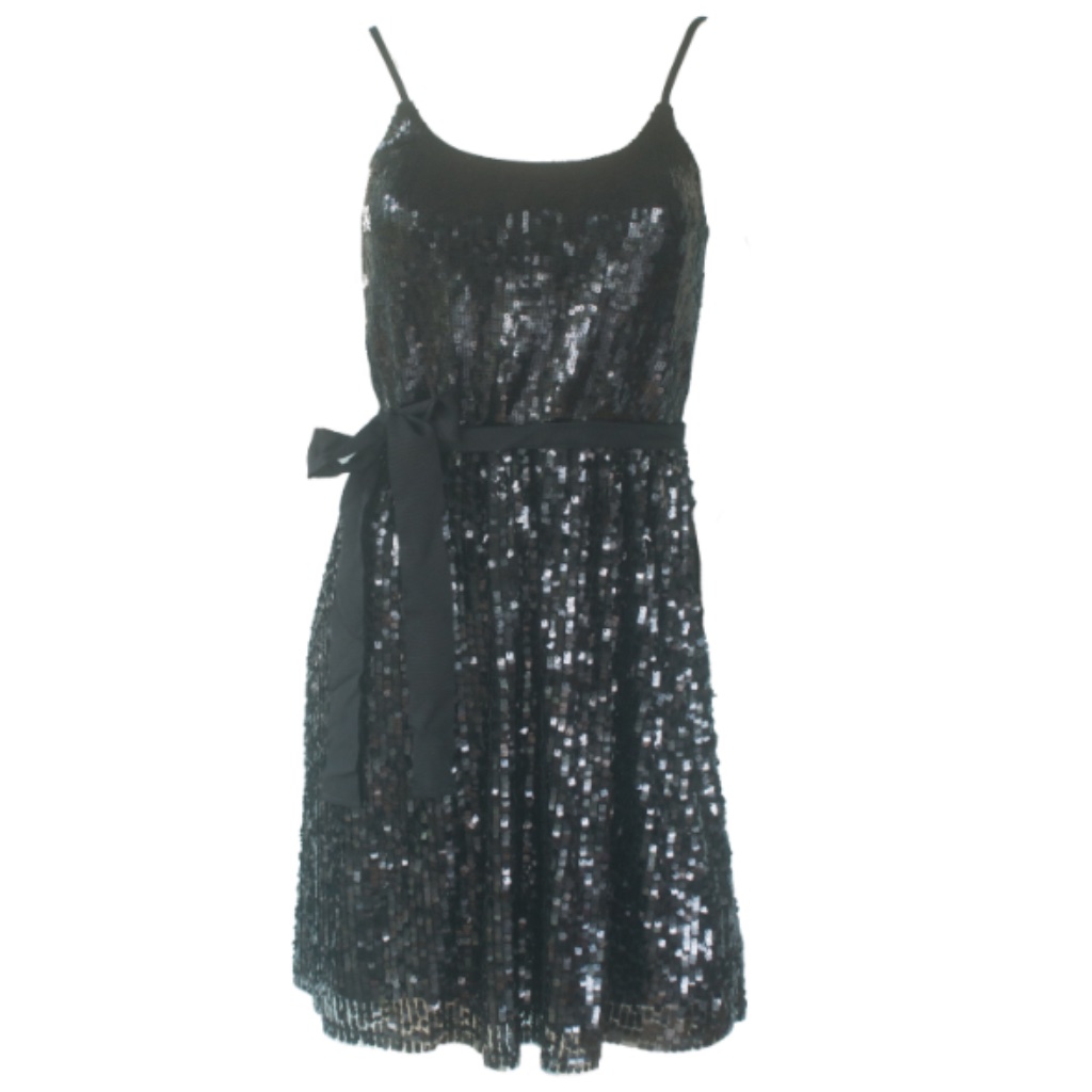 Nwt Express Black Sequin Cocktail Dress